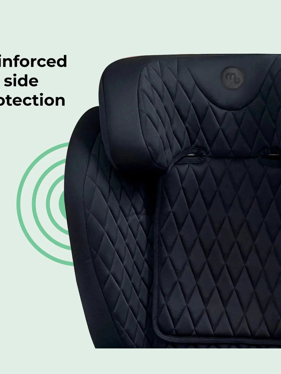 My Babiie MBCS23 High-Back Booster Lite R129 Car Seat – Quilted Black My Babiie Mama's Joy