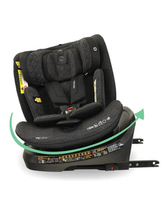 My Babiie MBCSSPINTT i-Size 40-150cm Spin Car Seat - Black Melange My Babiie Mama's Joy