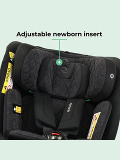My Babiie MBCSSPINTT i-Size 40-150cm Spin Car Seat - Black Melange My Babiie Mama's Joy
