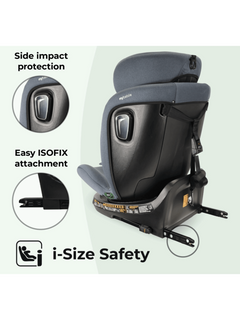 My Babiie MBCSSPINTTCH i-Size 40-150cm Top Tether Spin Car Seat Slate Blue My Babiie Mama's Joy