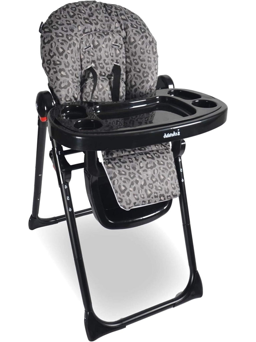 My Babiie MBHC8 Premium Highchair Adjustable 3 Recline Positions 6 Height Black MyBabiie Mama's Joy