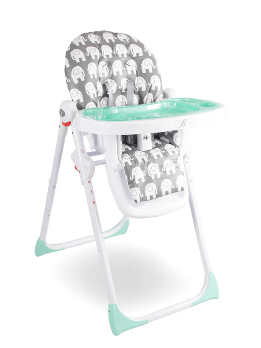 My Babiie MBHC8GE Premium Highchair – Billie Faiers Elephants My Babiie Mama's Joy