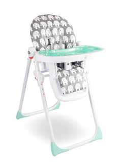 My Babiie MBHC8GE Premium Highchair – Billie Faiers Elephants My Babiie Mama's Joy