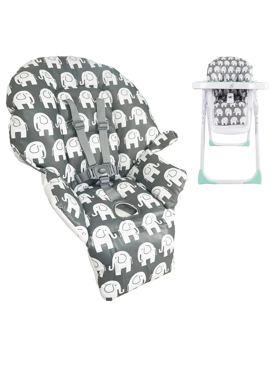 My Babiie MBHC8GE Premium Highchair – Billie Faiers Elephants My Babiie Mama's Joy