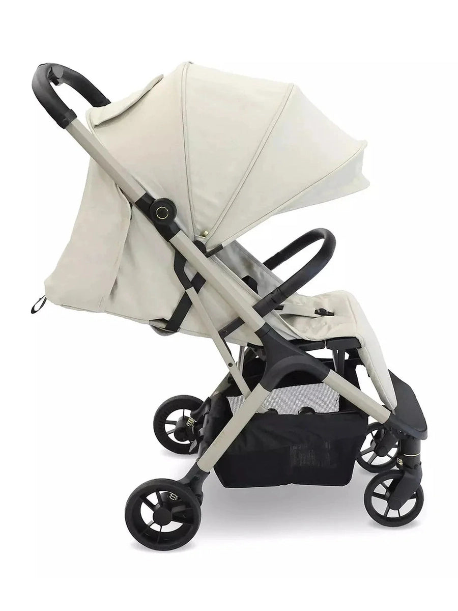 My Babiie MBX7 Ivory Compact Stroller – Lightweight, Auto-Fold, Birth to 22kg My Babiie Mama's Joy
