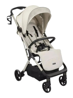 My Babiie MBX7 Ivory Compact Stroller – Lightweight, Auto-Fold, Birth to 22kg My Babiie Mama's Joy
