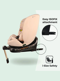 My Babiie Spin i-Size Car Seat - Pink Polka MBCSSPINSFPP My Babiie Mama's Joy