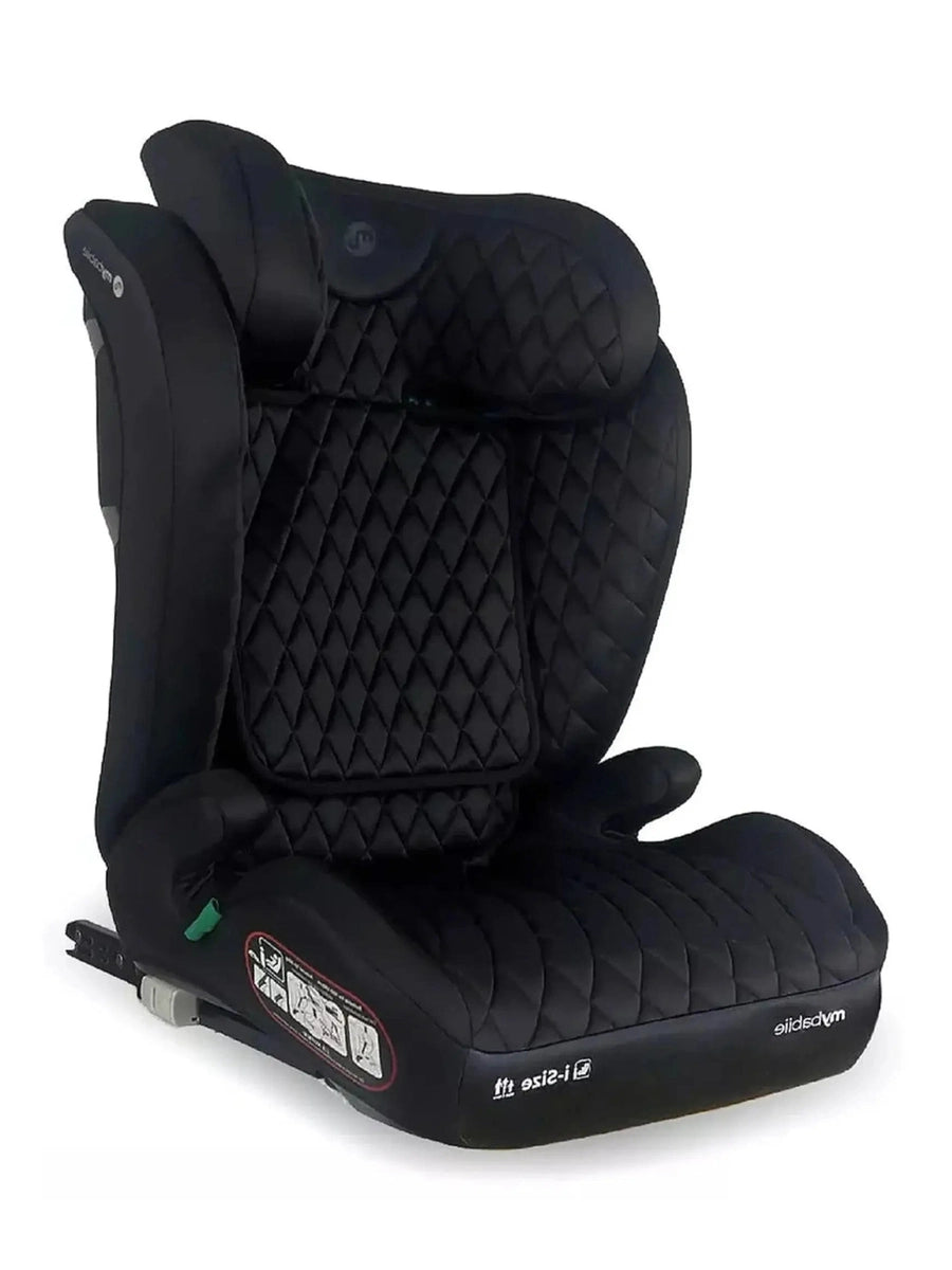My Babiie i-Size Car Seat 100–150cm | Isofix | From 4 to 12 Years | Quilted Black My Babiie Mama's Joy
