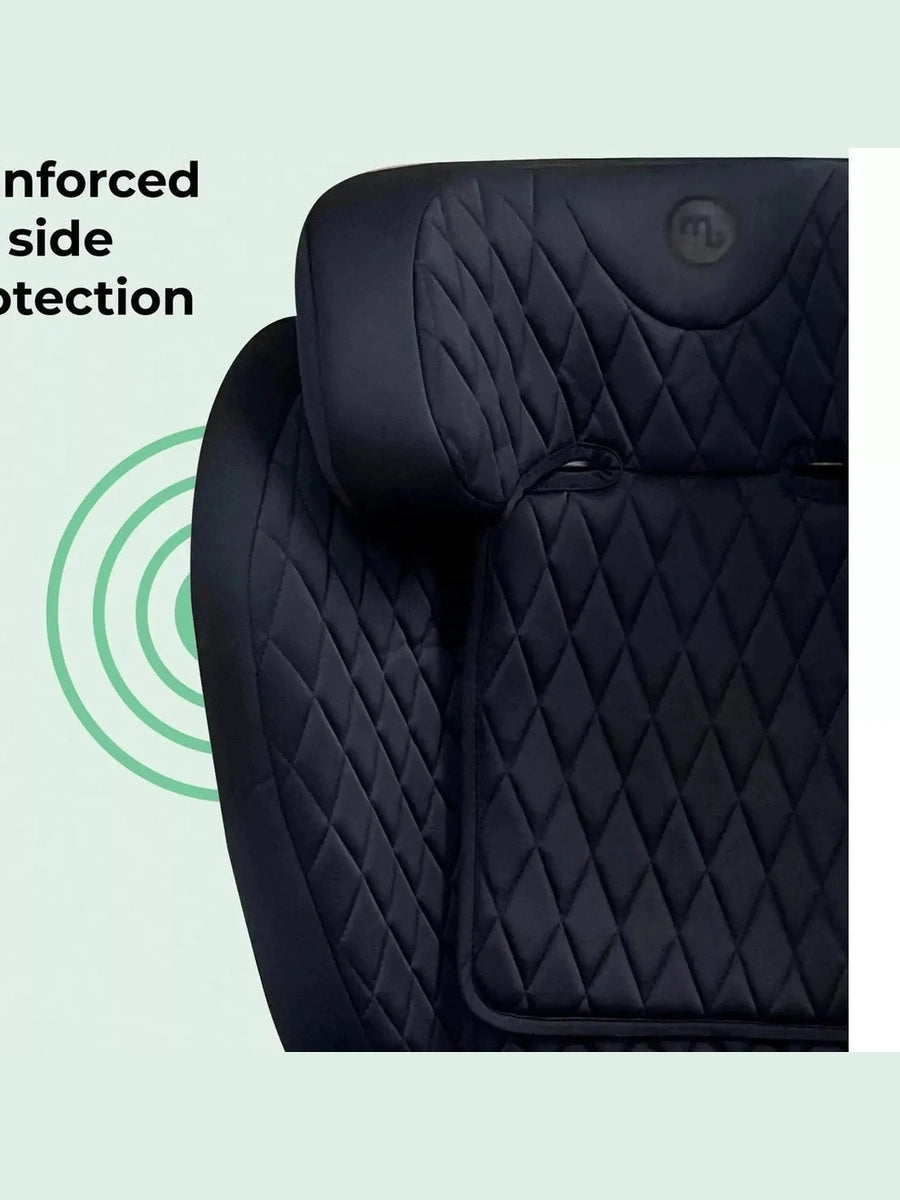 My Babiie i-Size Car Seat 100–150cm | Isofix | From 4 to 12 Years | Quilted Black My Babiie Mama's Joy