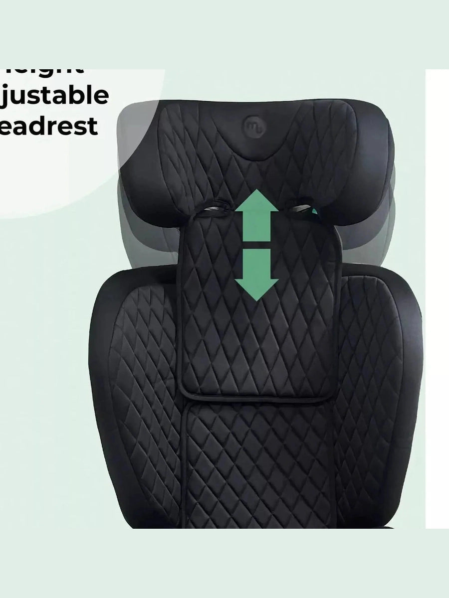 My Babiie i-Size Car Seat 100–150cm | Isofix | From 4 to 12 Years | Quilted Black My Babiie Mama's Joy