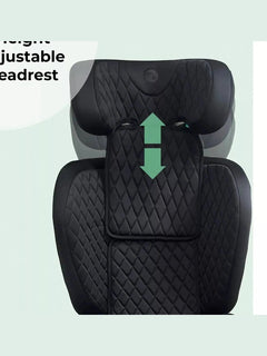 My Babiie i-Size Car Seat 100–150cm | Isofix | From 4 to 12 Years | Quilted Black My Babiie Mama's Joy