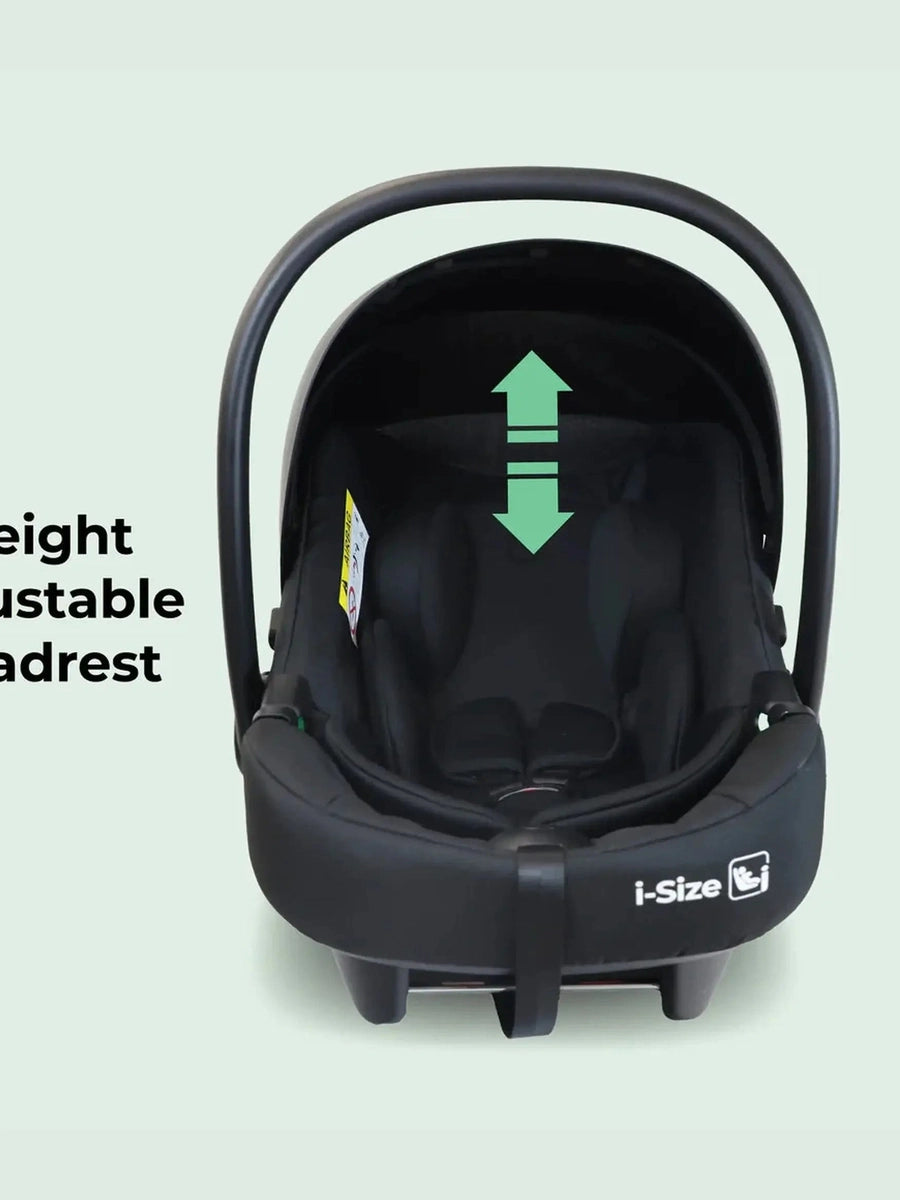 My Babiie i-Size Infant Carrier Car Seat Black My Babiie Mama's Joy