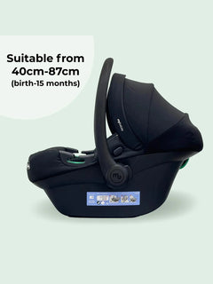 My Babiie i-Size Infant Carrier Car Seat Black My Babiie Mama's Joy