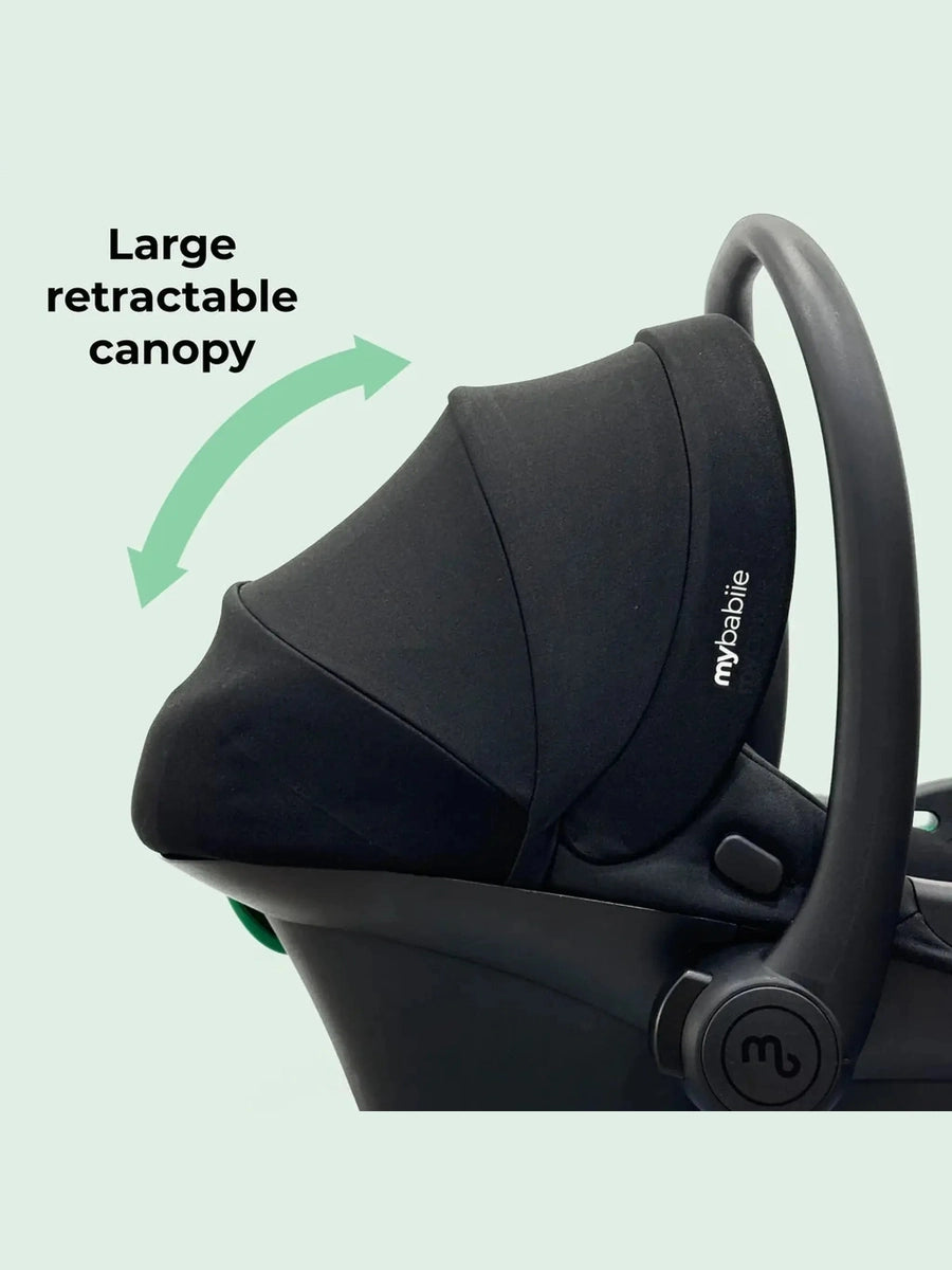 My Babiie i-Size Infant Carrier Car Seat Black My Babiie Mama's Joy