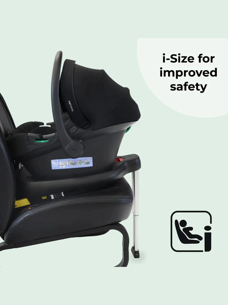 My Babiie i-Size Infant Carrier Car Seat Black My Babiie Mama's Joy