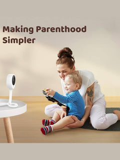 NETVUE Peekababy Baby Camera – Smart Monitor with Sleep Analysis, 4-in-1 Crib Mount & Night Vision Netvue Mama's Joy