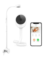 NETVUE Peekababy Baby Camera – Smart Monitor with Sleep Analysis, 4-in-1 Crib Mount & Night Vision Netvue Mama's Joy