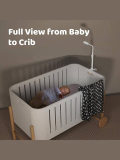 NETVUE Peekababy Baby Camera – Smart Monitor with Sleep Analysis, 4-in-1 Crib Mount & Night Vision Netvue Mama's Joy