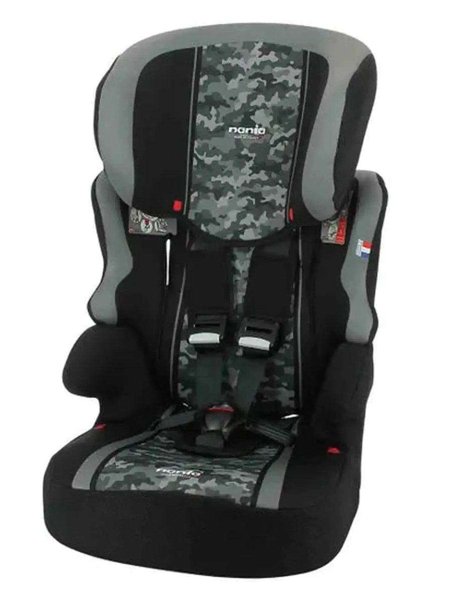 Nania Beline Car Seat Group 123 High Back Booster Stone Camo Nania Mama's Joy