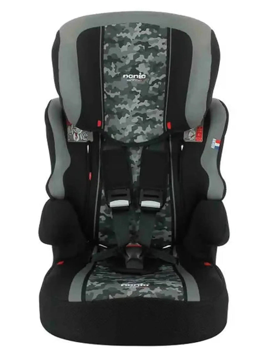 Nania Beline Car Seat Group 123 High Back Booster Stone Camo Nania Mama's Joy