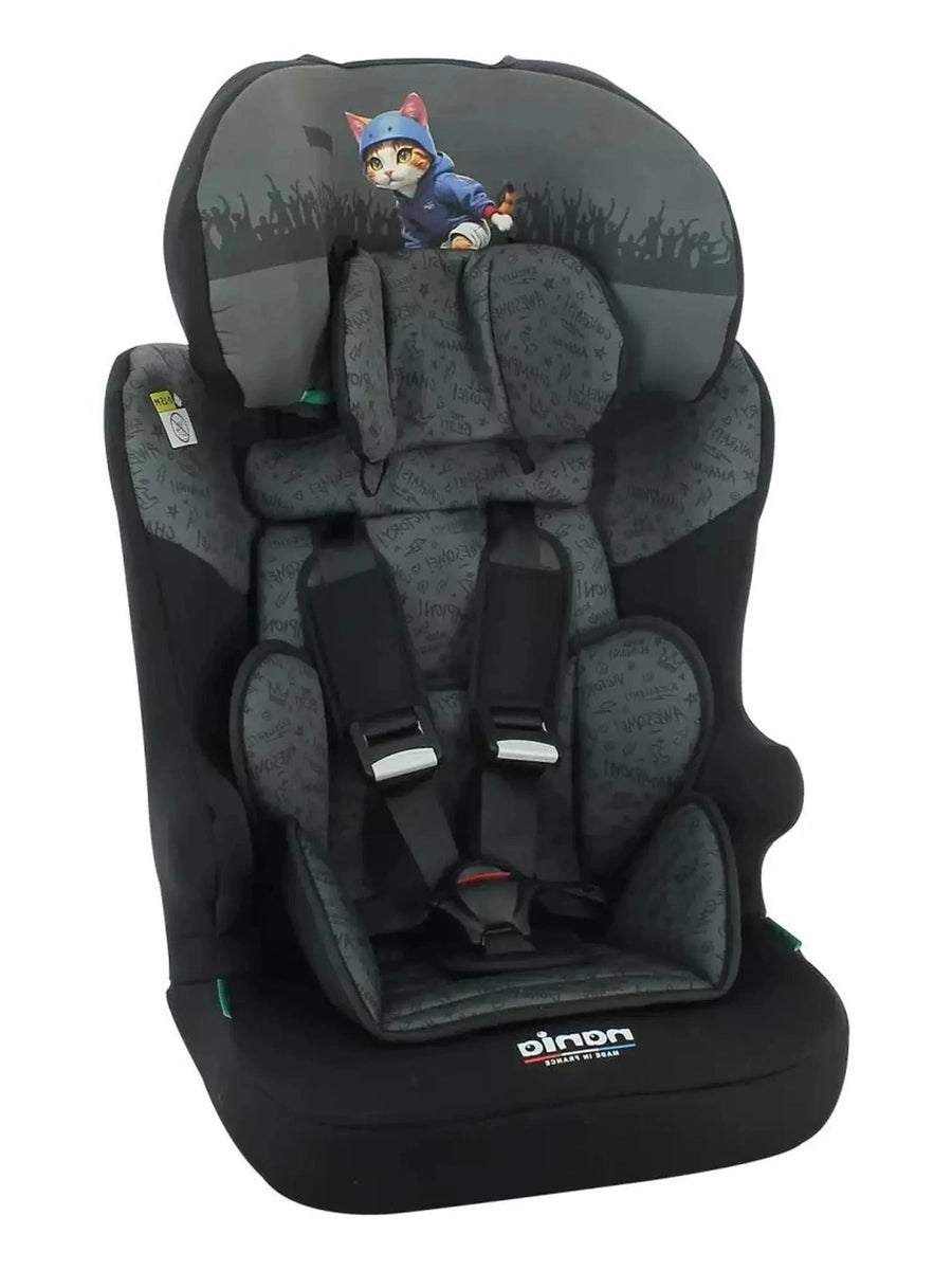 Nania Race I Car Seat I-size High Back Booster 76-140Cm Cat Skate Nania Mama's Joy