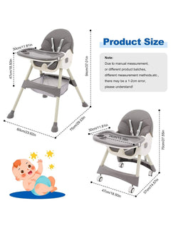Nukdey 3in1 Convertible Baby High-Chair Nukdey Mama's Joy