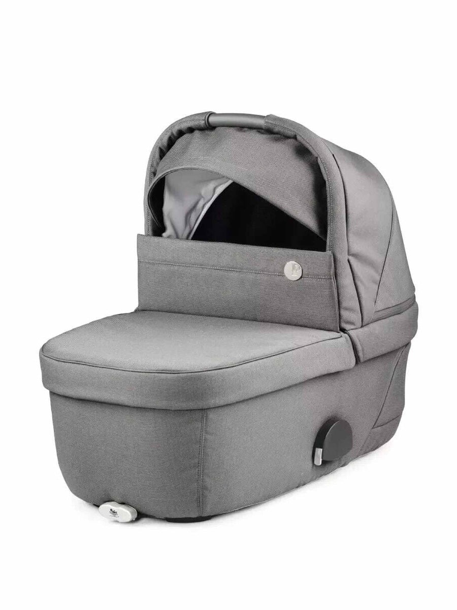 Peg Perego Culla Belvedere Baby Carrycot Mercury - Home Stand Carry Handle Grey Peg Perego Mama's Joy