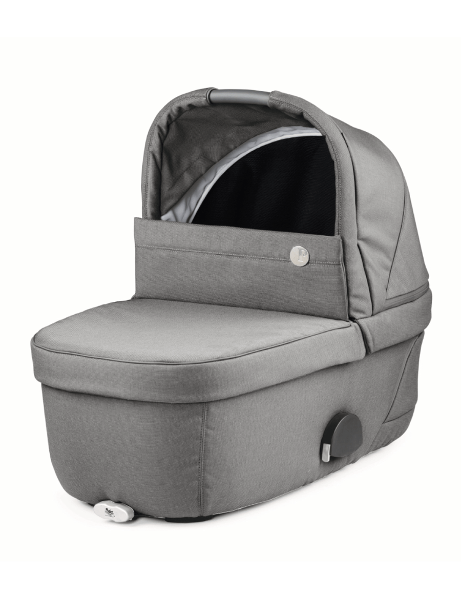 Peg Perego Culla Belvedere Baby Carrycot Mercury - Home Stand Carry Handle Grey Peg Perego Mama's Joy