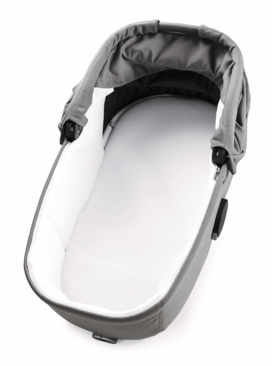 Peg Perego Culla Belvedere Baby Carrycot Mercury - Home Stand Carry Handle Grey Peg Perego Mama's Joy