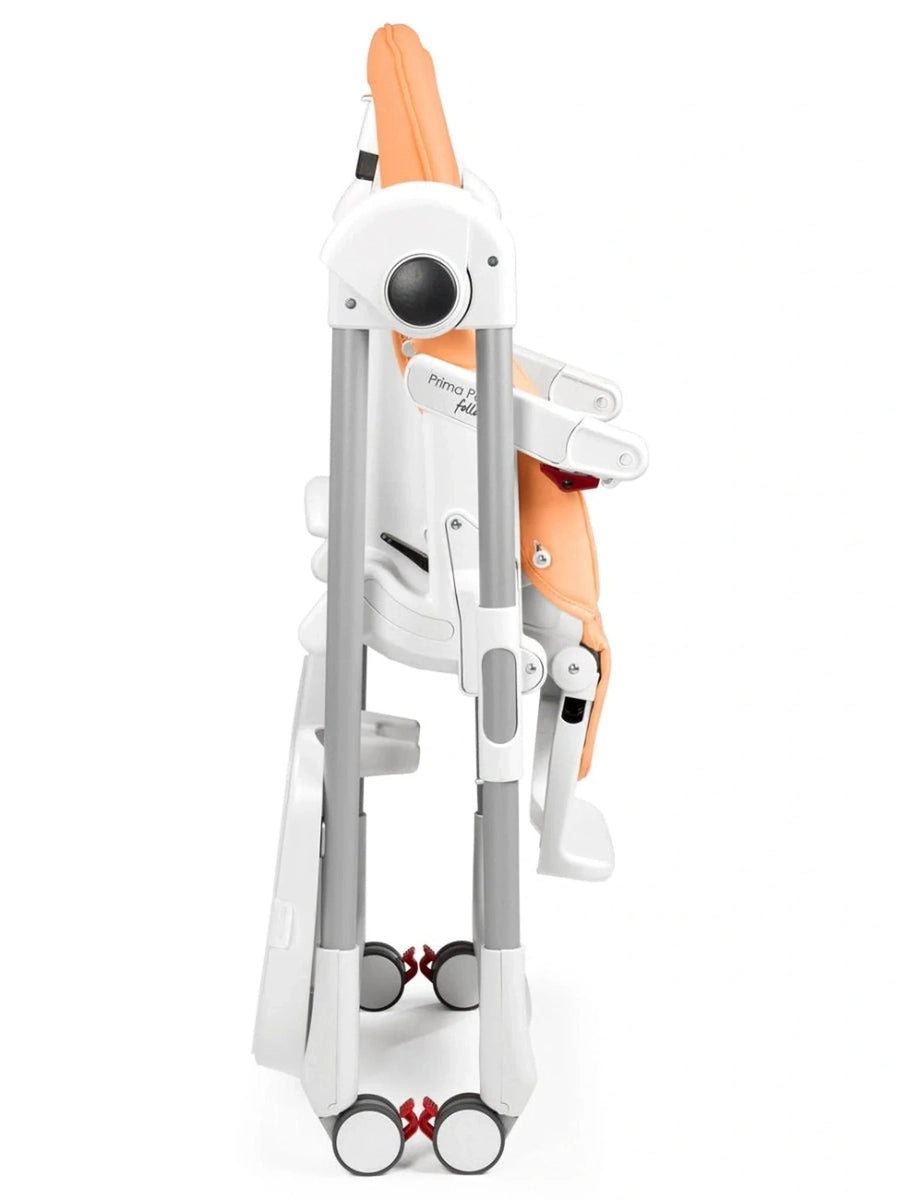 Peg Perego Prima Pappa Follow Me Highchair – Peach Fuzz Peg Perego Mama's Joy