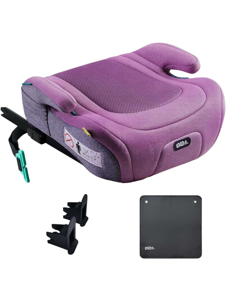 Pf.Ebro i-Size Booster Seat Toddler Car Seat Lightweight Backless Booster Purple Pf. Ebro Mama's Joy