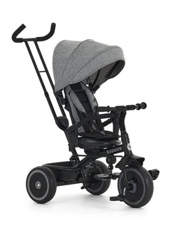 Puggle Easy Twist 6-in-1 Folding Trike with Parent Handle – Melange Grey Puggle Mama's Joy