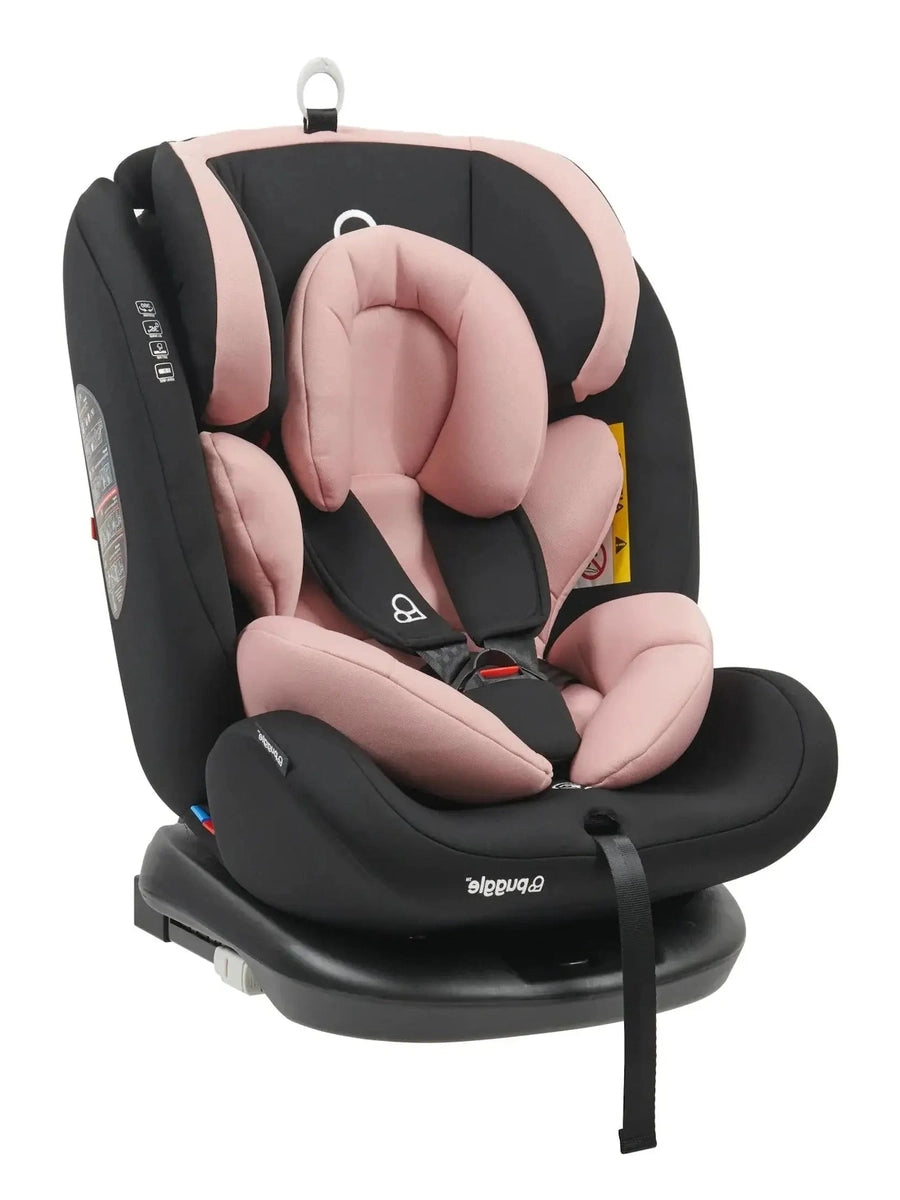 Puggle Lockton ISOFIX 360° Car Seat – Birth to 12 Years | Group 0+/1/2/3 | Rear and Forward Facing Puggle Mama's Joy