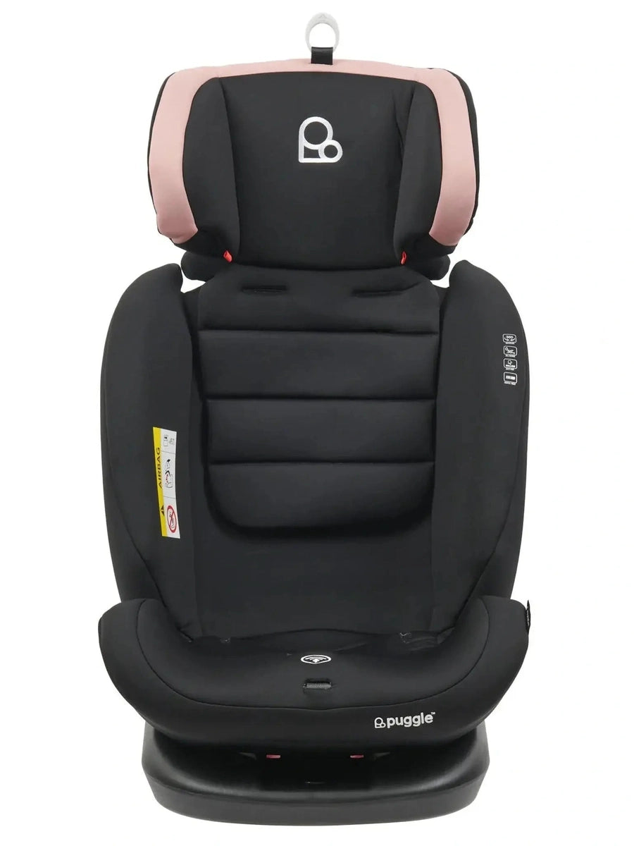 Puggle Lockton ISOFIX 360° Car Seat – Birth to 12 Years | Group 0+/1/2/3 | Rear and Forward Facing Puggle Mama's Joy