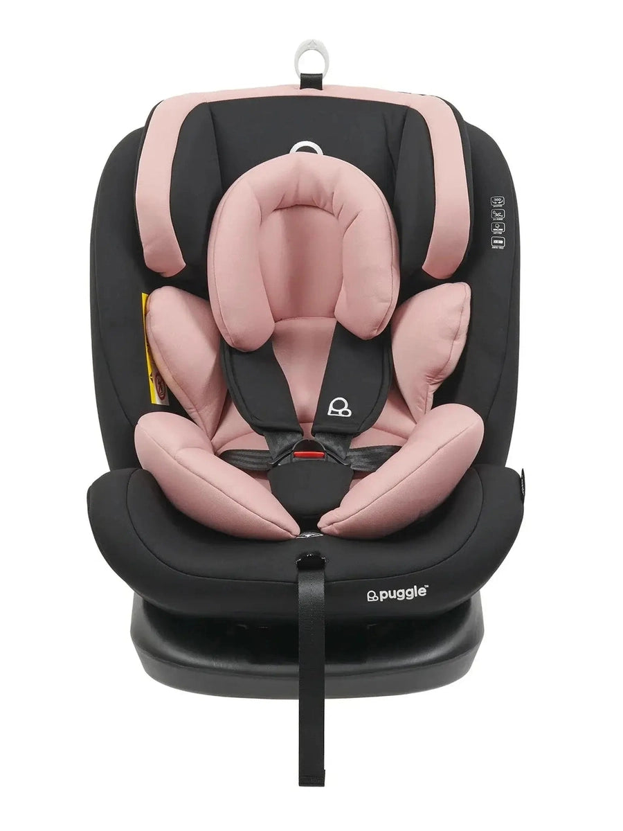 Puggle Lockton ISOFIX 360° Car Seat – Birth to 12 Years | Group 0+/1/2/3 | Rear and Forward Facing Puggle Mama's Joy