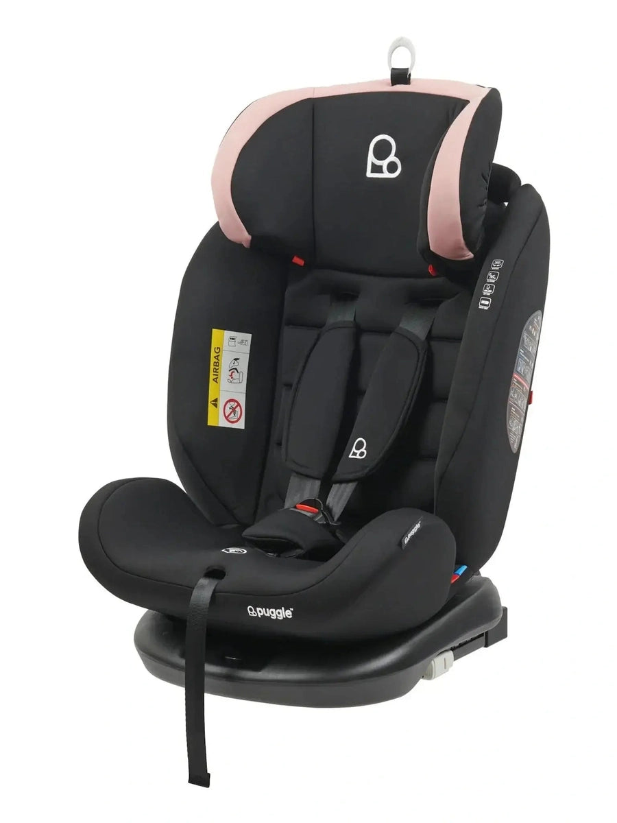 Puggle Lockton ISOFIX 360° Car Seat – Birth to 12 Years | Group 0+/1/2/3 | Rear and Forward Facing Puggle Mama's Joy