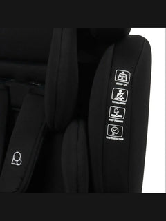 Puggle Maxi Gro Comfort Plus Group 1/2/3 Eco Car Seat - Storm Black Puggle Mama's Joy