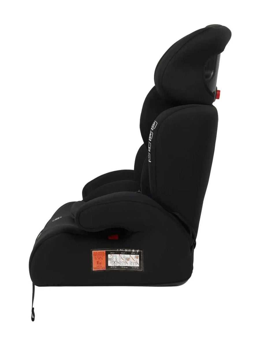 Puggle Maxi Gro Comfort Plus Group 1/2/3 Eco Car Seat - Storm Black Puggle Mama's Joy