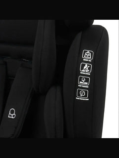 Puggle Maxi Gro Comfort Plus Group 1/2/3 Eco Car Seat - Storm Black Puggle Mama's Joy