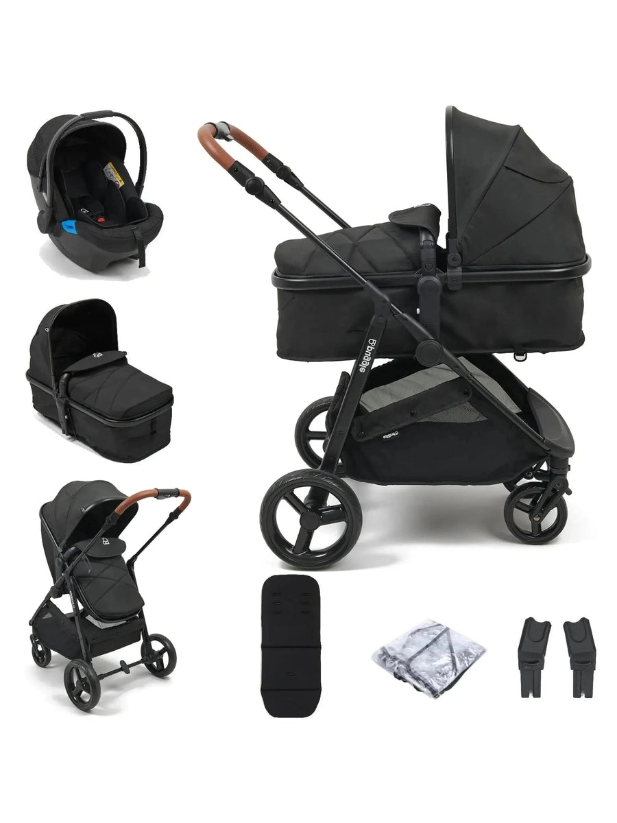 Puggle Monaco XT 2-in-1 Pushchair Travel System - Storm Black Puggle Mama's Joy