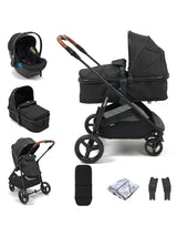 Puggle Monaco XT 2-in-1 Pushchair Travel System - Storm Black Puggle Mama's Joy