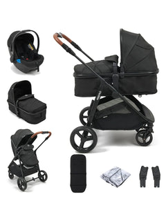 Puggle Monaco XT 2-in-1 Pushchair Travel System - Storm Black Puggle Mama's Joy