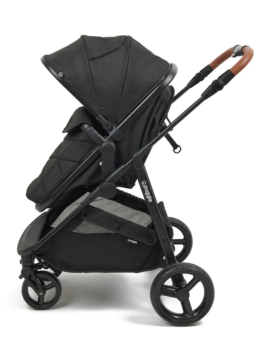 Puggle Monaco XT 2-in-1 Pushchair Travel System - Storm Black Puggle Mama's Joy