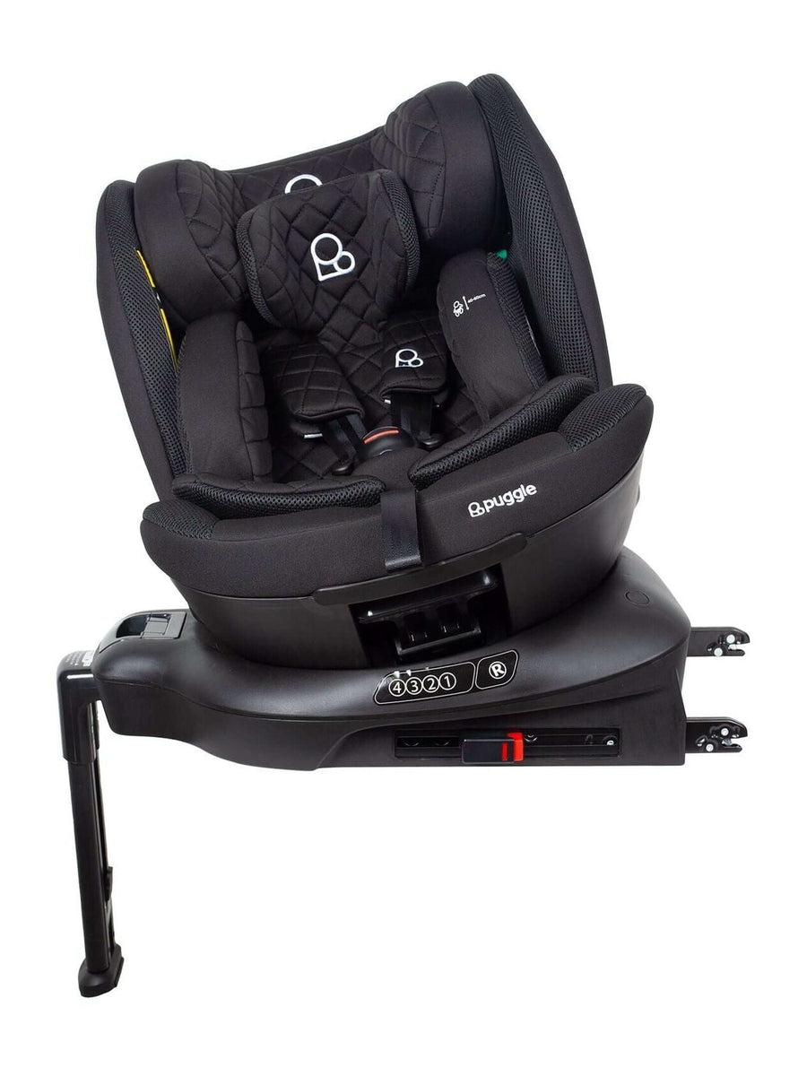Puggle i-Size Ultimate Safe Max Car Seat 360° Rotate Group 0+/1/2/3 – Midnight B Puggle Mama's Joy