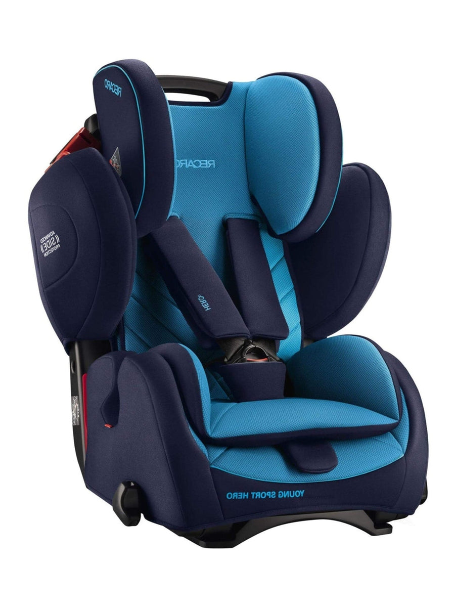 Recaro Young Sport Hero Group 1/2/3 Car Seat Xenon Blue RECARO Mama's Joy