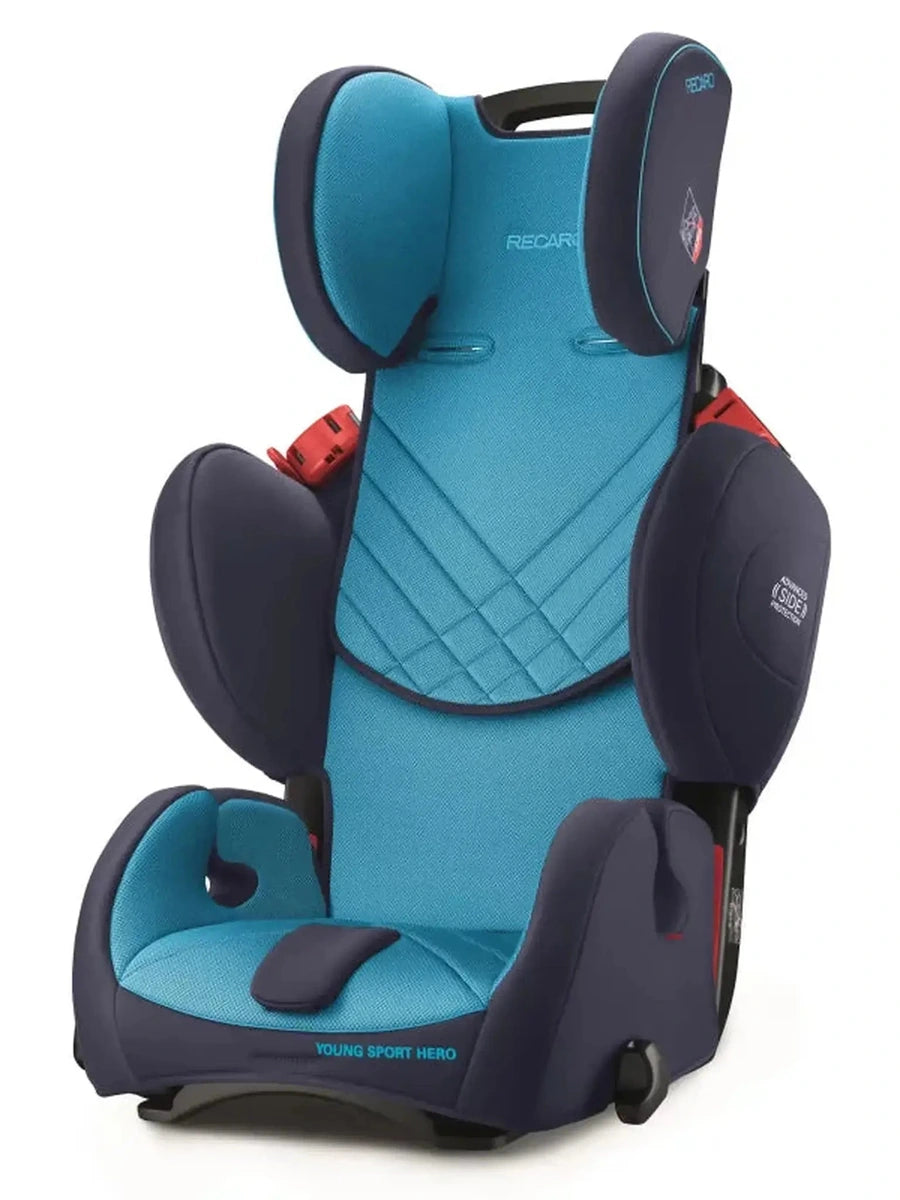 Recaro Young Sport Hero Group 1/2/3 Car Seat Xenon Blue RECARO Mama's Joy