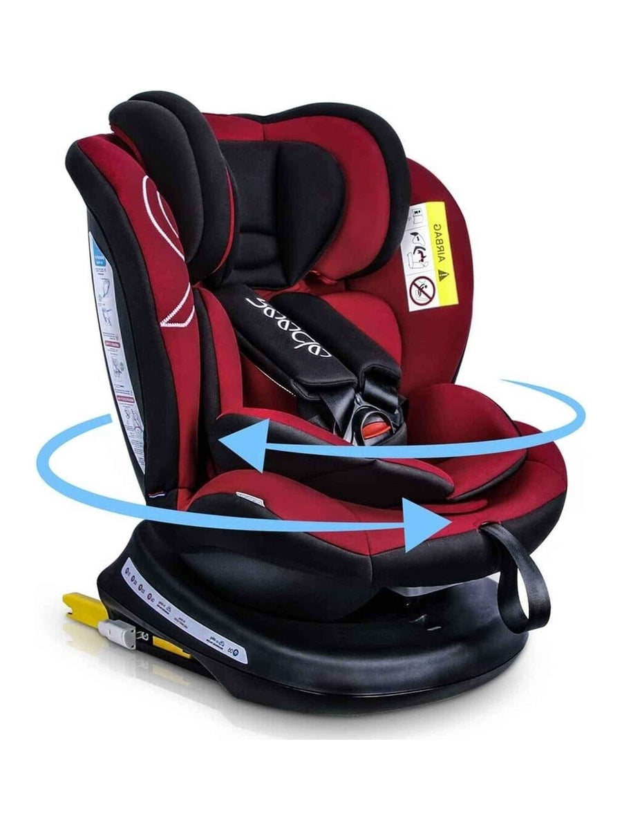 Reecle 360 Swivel ISOFIX Car Seat for Group 0+1/2/3 Red Reecle Mama's Joy