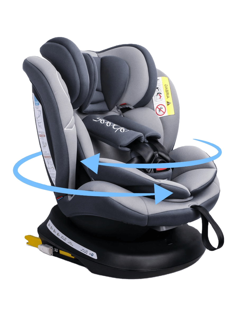 Reecle 360 Swivel ISOFIX Car Seat for Group 0+1/2/3 Grey Reecle Mama's Joy