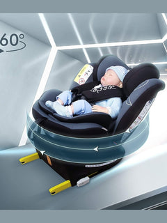 Reecle 360 Swivel ISOFIX Car Seat for Group 0+1/2/3 Grey Reecle Mama's Joy