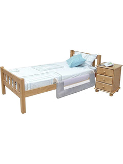 Safetots Bed Rail, Grey 100cm Wide x 40cm Tall, Toddler Bed Guard for Safety, Secure Child Bed Rail Safetots Mama's Joy